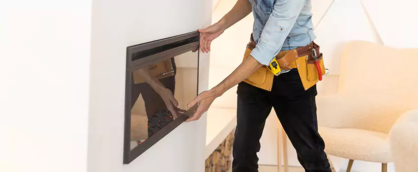 Metal Fireplace Installation in Baldwin, New York