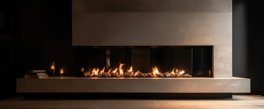 Gas Fireplace Ember Bed Design Services in Baldwin, New York
