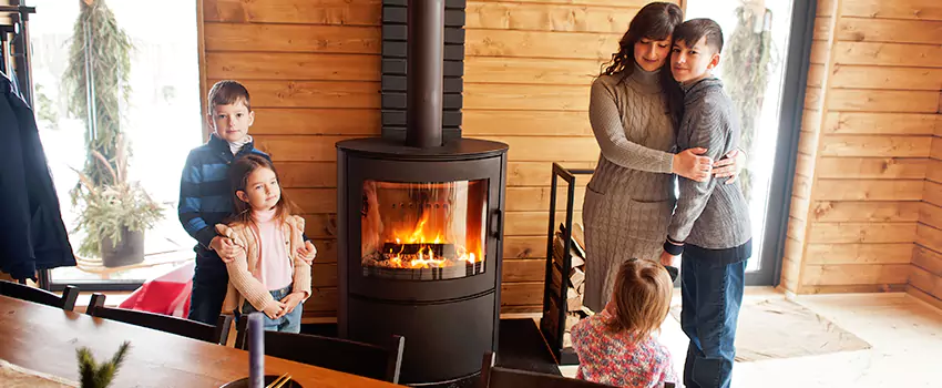 Morso Cast Iron Fireplace Insert Installation in Baldwin, New York