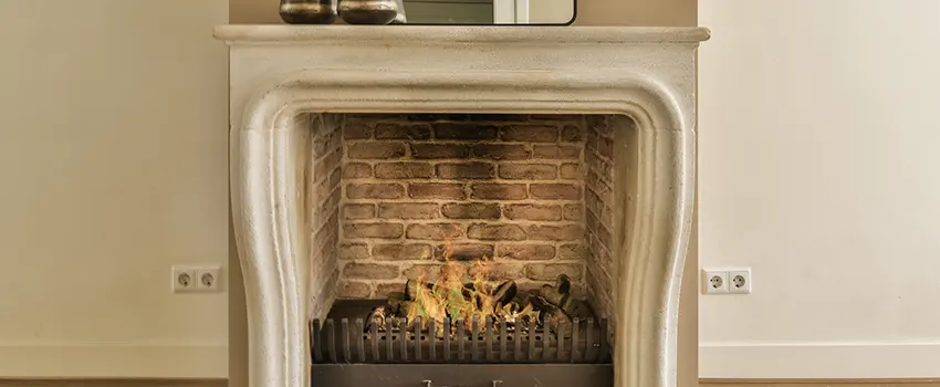 Vintage-style Fireplace Redesign in Baldwin, New York
