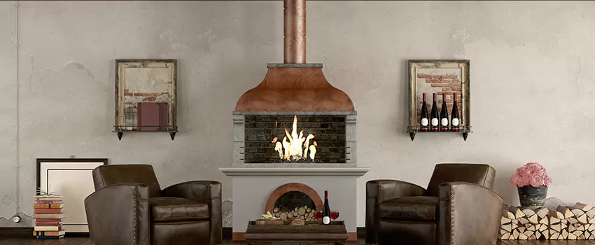 Thelin Hearth Products Providence Pellet Insert Fireplace Installation in Baldwin, NY