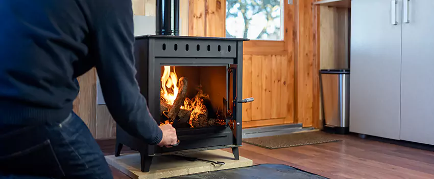 Open Hearth Wood Fireplace Installation in Baldwin, NY